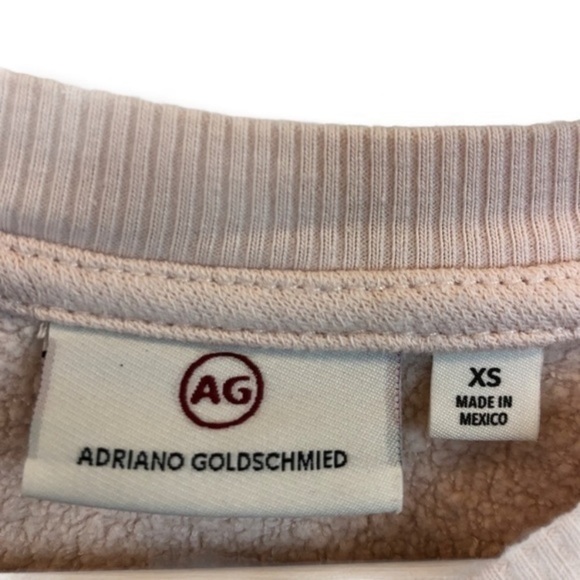 AG Adriano Goldschmied Pink Crew Neck Sweater - Picture 3 of 8